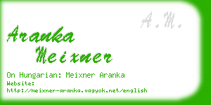 aranka meixner business card
